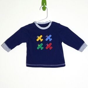 Little Me Airplane Shirt 6m